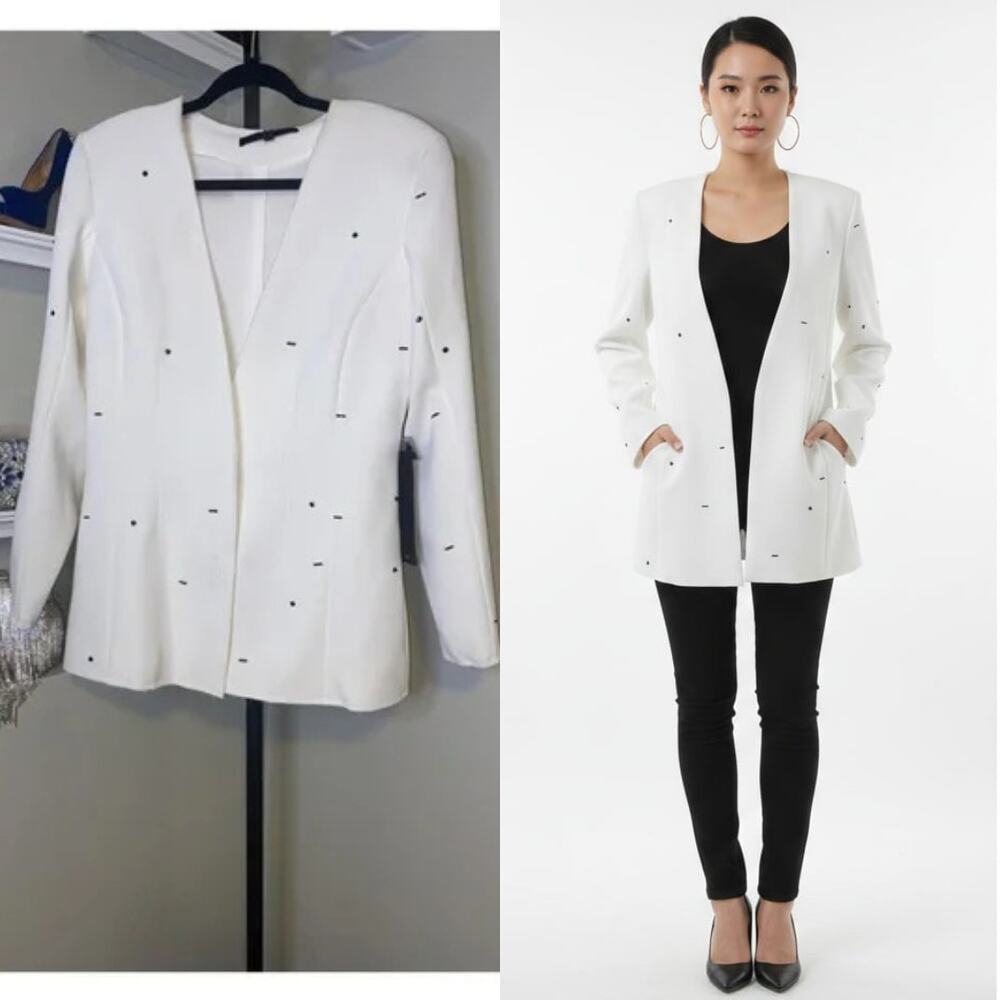 Behno Earna White Blazer